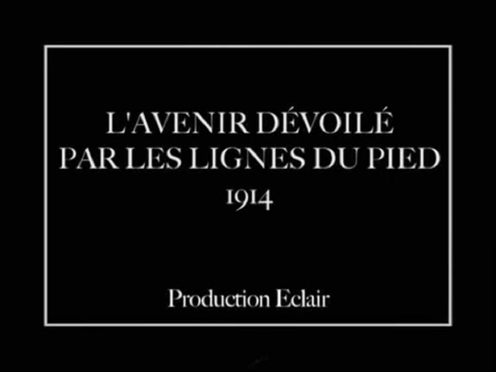 L'avenir dévoilé par les lignes de pieds (1914) постер